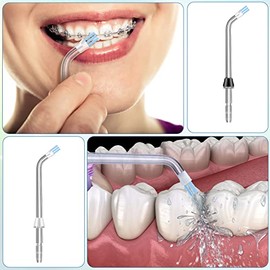 8 piezas compatibles con puntas de repuesto Waterpik, puntas de chorro clásicas, cabezales de repuesto para palillos de dientes de agua (estilo simple)