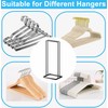 Hanger Stacker 2 Pack, Clothes Hanger Holder Organizer for Closet