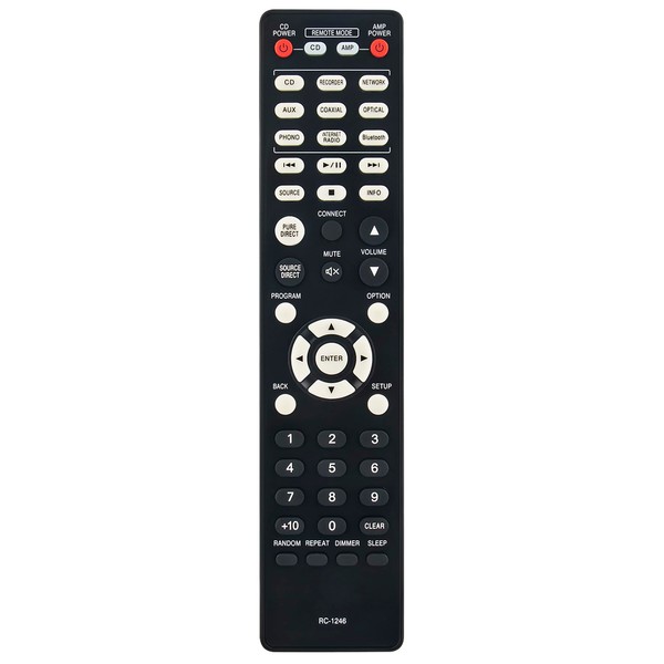 RC-1246 Replacement Remote Control Applicable for Denon DCD-900NE CD Player