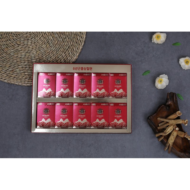 Jaeyoung Red Ginseng 6-year-old red ginseng slices, 20g, 10 packs