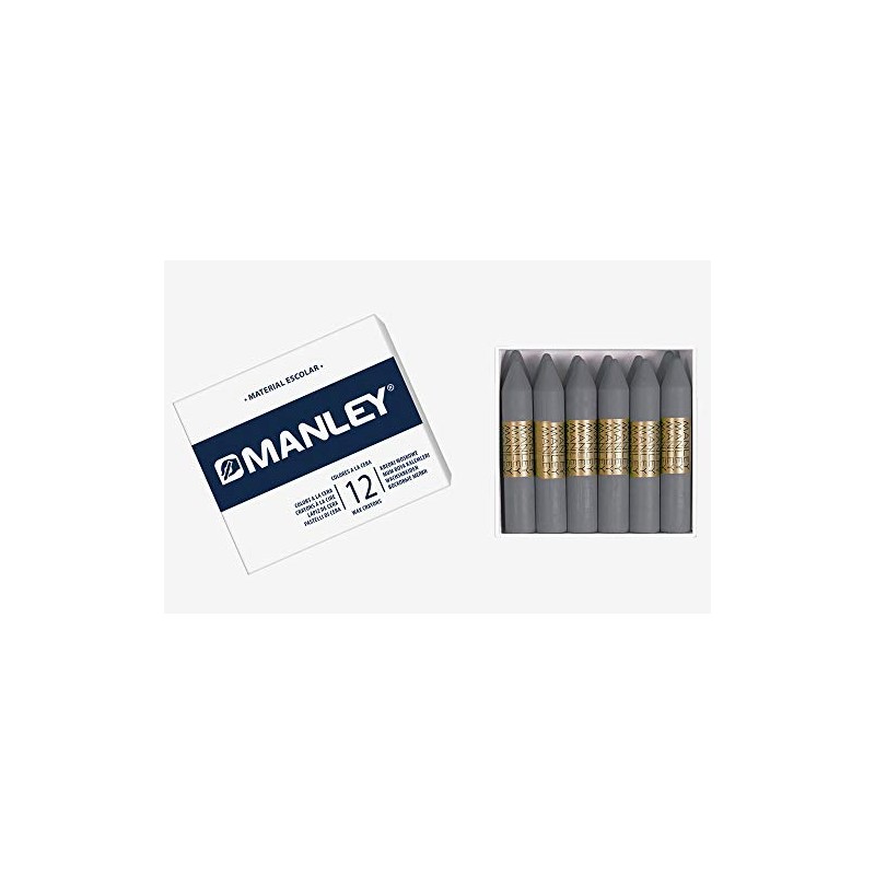 Manley – 72 Wax Crayons, Pack of 12