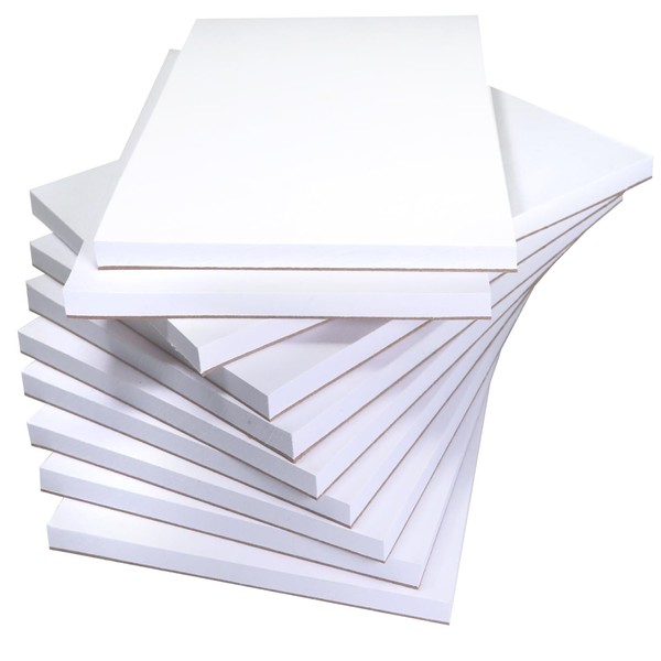 NextDayLabels - Memo Pads, Set of 10 Notepads with 50 – 4x6 Sheets Per Scratch Pad, 50#, Office and School Supplies for Writing Notes, Grocery Shopping, To Do Lists, Servers, Small Blank Paper, White