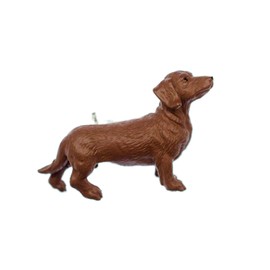 Miniblings Dachshund Brooch Dog Dachshund Rubber Pet Hunting Dog Handmade Fashion Jewellery I Pin Button Pins, Rubber