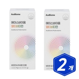 Ace Biome Multivitamin 60 tablets x 2 multivitamins / 에이스바이옴 멀티비타민 60정 x 2개 종합비타민