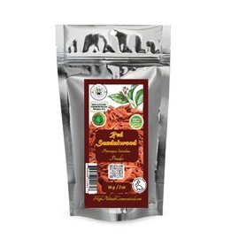 2oz Red Sandalwood (Pterocarpus Santalinus) Powder for Skin Hair Care, Spiritual Meditation, Incense Burning, Infusion, Therapeutic, Cosmetic