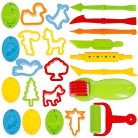 Faburo 23 Pcs Clay Modelling Clay Cookie Cutter Cookie Cutter Set for Kids