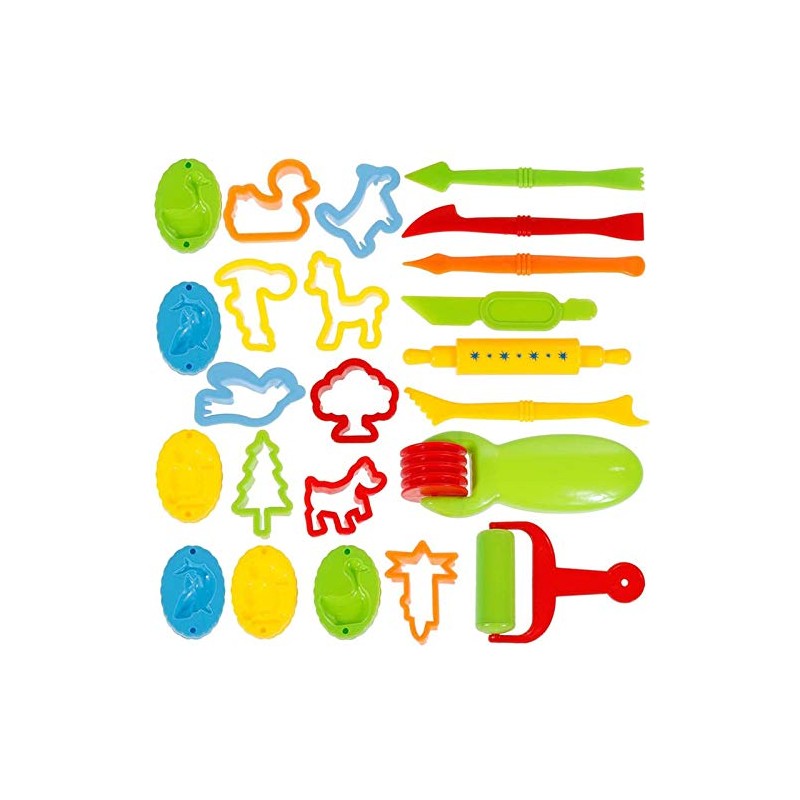 Faburo 23 Pcs Clay Modelling Clay Cookie Cutter Cookie Cutter