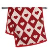 Leisofter Valentines Day Hand Towels for Bathroom(2 Pcs, 13" x