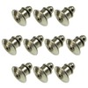 HappyHome Deluxe Round Clutch Pin Badge Catch Clasp Accessory Hardware,