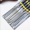 6 Pieces Mini Hand Files Set Wood Rasp with Comfortable