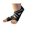 WeWee Yoga Socks Toeless - Ideal for Pilates, Non-Slip, gray