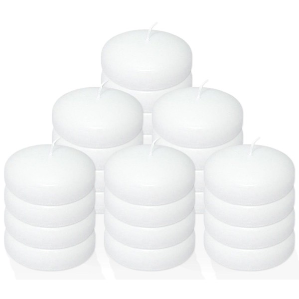 Stock Your Home 24 Count 3" Inch Floating Candles Bulk