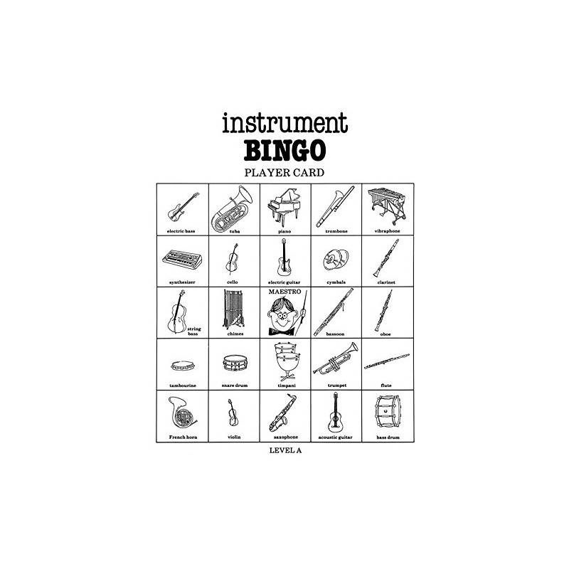 Instrument Bingo