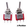 mxuteuk 8pcs MTS-102 3 Terminal 2 Position SPDT Mini Miniature