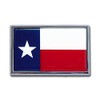 Texas Flag (SUV Size) Chrome Auto Emblem - Domed Color