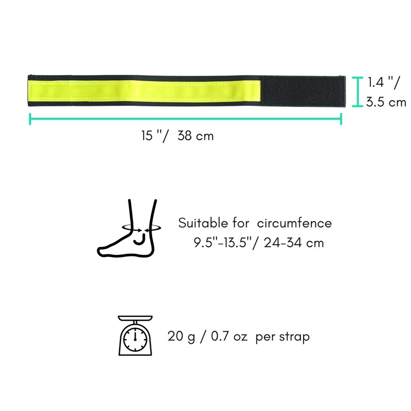 Vincita Reflective Bands - Highly Visible Safety Reflective Bands for