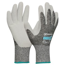 Gebol Upcycled Winter, Size XXS (Size 5), Sustainable Winter Work Gloves, Seamless Winter Gloves with Latex Coating, Comfortable to Wear, for Children, Grey, 1 Pair