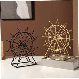 Gatuida Sturdy Ferris Wheel Model Home Decor Ornament for Wedding Christmas Valentine's Day Present