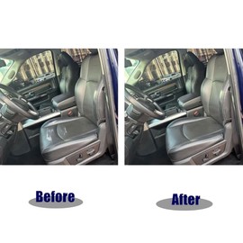 AOUTTUOA Driver Side Bottom Replacement Leather Seat Cover Compatible with Dodge Ram 1500 2500 3500 4500 5500 Laramie 2009 2010 2011 2012