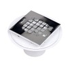 Oatey 42237 PVC Shower Drain with Snap-Tite Square Top Stainless