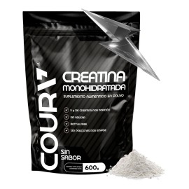 Coura Creatina Monohidratada En Polvo 600g P/ 120 Servicios Sabor Sin sabor