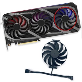 Dotodo 95mm T129215SU Graphics Card Cooler for ASUS ROG STRIX OC GeForce RTX 3060 Ti 3070 3080 3090 Fan (Graphics Card Fan C)