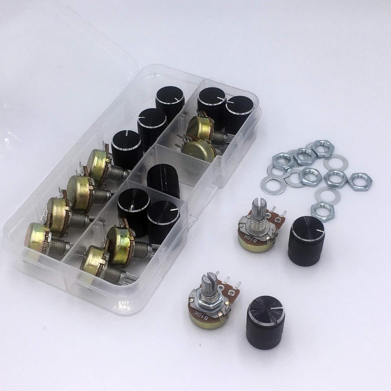 Rotary Potentiometer Joystick 10 K Potentiometer Set Linear Taper Potentiometer