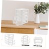 NUOBESTY Office Drawer Organizer Transparent Storage Box for Desk Bathroom