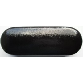 Unbranded  Eyeglass Hard Case Reading Glasses Protector Clam Shell Box Shiny Black Color