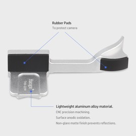 Haoge Metal Thumb Up Grip for Leica Q3-43 Q3 Camera Accessories THB-Q3W Support Handgrip Accessories Hot Shoe Thumb Up Rest