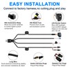 PSLER UTV ATV Fan Override Switch Kit with Relay Engine