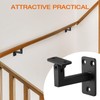 Patioer Adjustable Handrail Bracket, 3" Heavy Duty Swivel Hand Rail