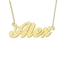 Personal Pendant Jewelry Gift Cute Name Necklace for Women Alex