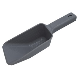 dognut - Cuchara Medidora para Alimento, tamaño Grande, Color Gris, Capacidad de 2 tazas, hecha de plástico resistente, sin BPA, Pala para servir croquetas