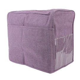 Sewing Machine Dust Cover 3 Layer Foldable Polyester Sewing Machine Protective Cover for Most Standard Sewing Machine Violet