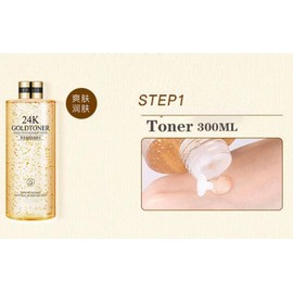 Luxé 24K Gold 5-Piece Skincare Set – Organic Collection with Gold Toner, Essence Milk Serum, Hyaluronic Acid, Collagen, Retinol, Kojic Acid & Vitamin C – Radiance & Luminous Glow for All Skin Types