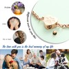 VCCWYQK Paw Print Heart Urn Bracelet for Ashes for Dog