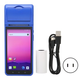 Handheld POS Machine 1280 X 720 HD Screen Thermal Printing Auto Focusing Receipt PrinterUS Plug