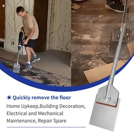 VIAVIC SDS MAX Floor Scraper, with 2 Pcs 6" Heavy Duty Blade & 25" Handle, SDS Max Chisel Bits for Jack Hammer/Demolition Hammer