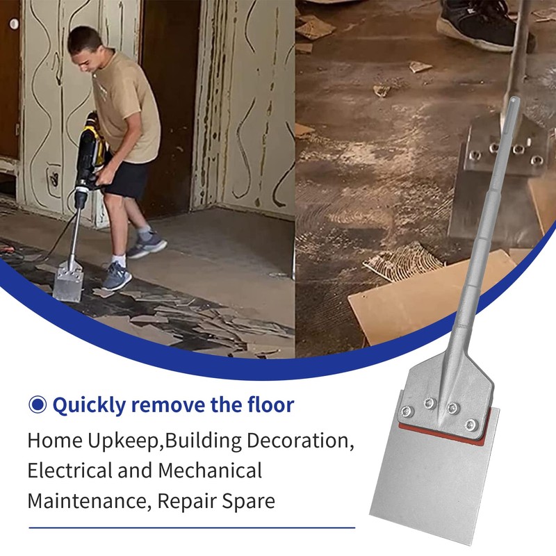VIAVIC SDS MAX Floor Scraper, with 2 Pcs 6" Heavy