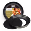 IELEK 12 Inch Non-Stick Tart Quiche Flan Pan Molds Round