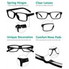 Eyekepper Vintage Reading Glasses for Men - 5 Pack Spring