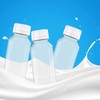 Axe Sickle 6 Pcs 4 Ounce Juice Bottles Plastic Milk