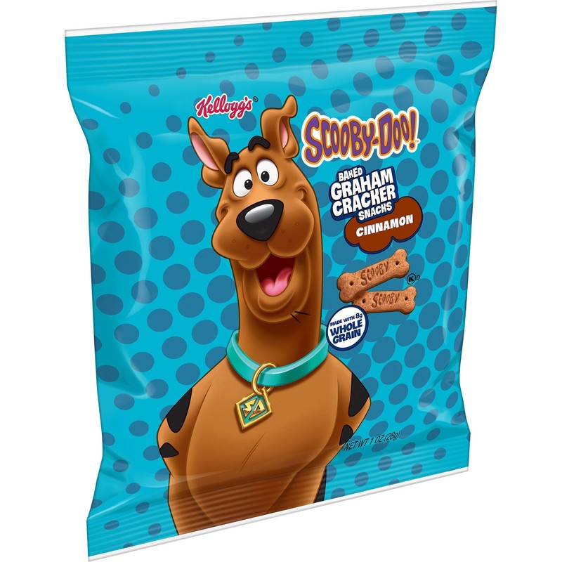 Kellogg's Scooby-Doo! Graham Cracker Sticks, Cinnamon, Made with Whole Grain,