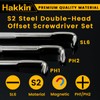 Hakkin 3PCS Offset Screwdriver Set S2 Steel L-Type Double Head