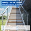 Muzata Slope Cable Railing Post 36 Inch for 25-40 Degrees