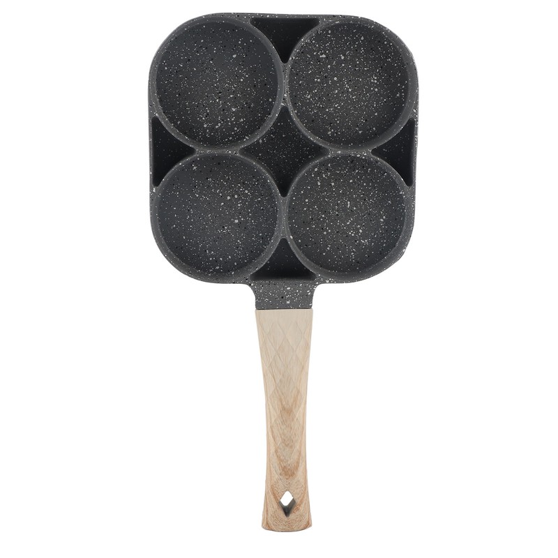 4 Hole Egg Frying Pan 18cm Nonstick Pancake Pan Breakfast