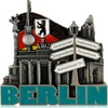 Metal Magnet Berlin Typical Capital Souvenir Fridge Magnet Designed in