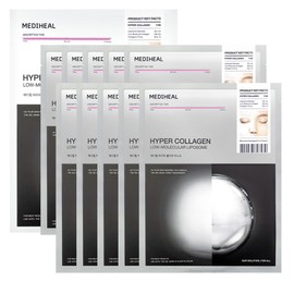 Mediheal Hyper Collagen Gel Mask, 1 pack, 10-pack / 메디힐 하이퍼 콜라겐 겔 마스크, 1개, 10개입