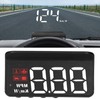OBD2 HUD Windshield Projector Multi Function Gauge Alarm Fatigue Driving